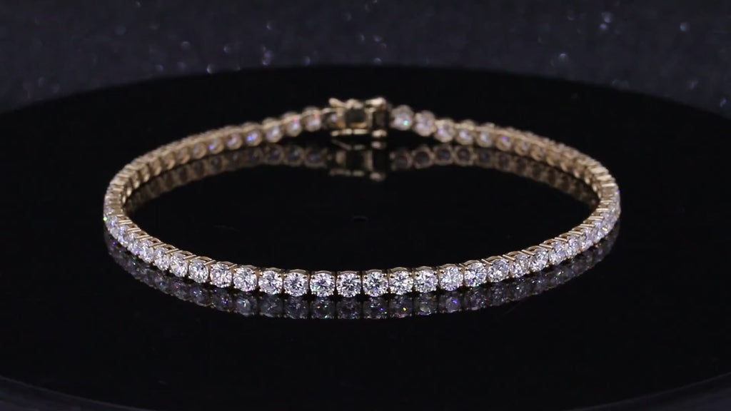By Charis Round Brilliant Tennis Bracelet